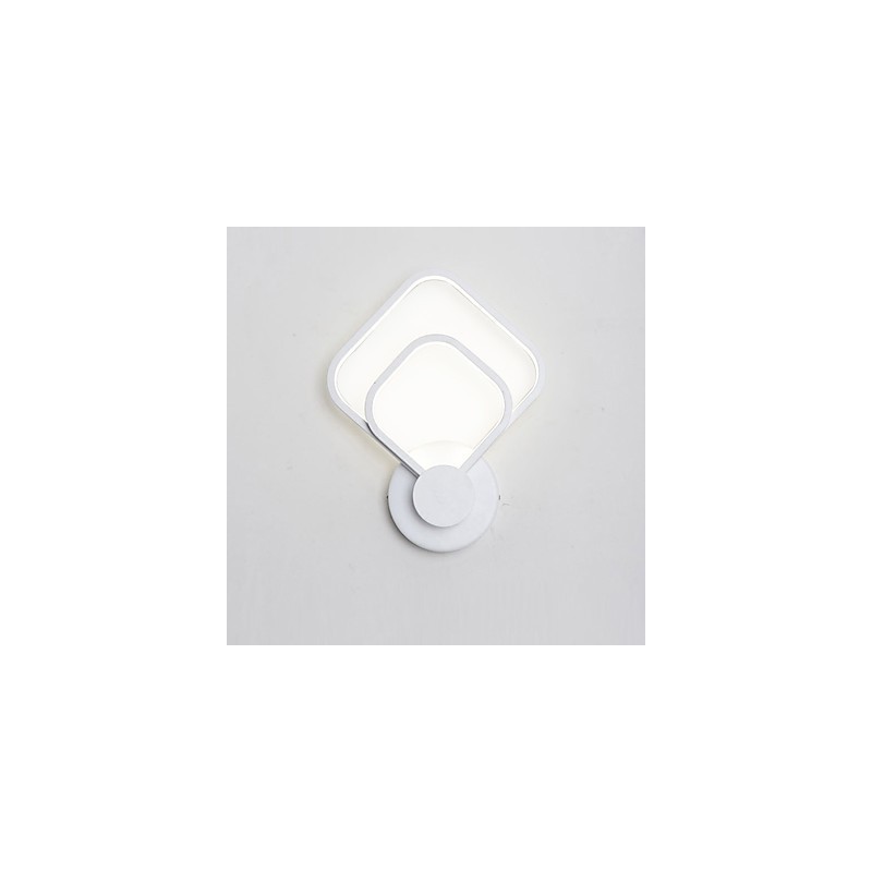 Applique da parete moderna contemporanea finitura pittura con luce ambientale LED integrato 20 W