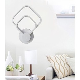 Applique da parete moderna contemporanea finitura pittura con luce ambientale LED integrato 20 W