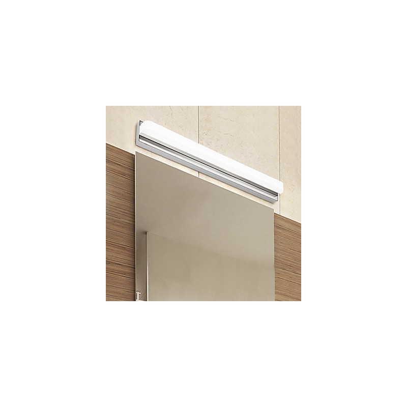 Applique da bagno moderna cromata LED integrato 9 W