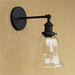 Applique da parete mini retrò con luce ambientale, elettroplaccata, protezione occhi