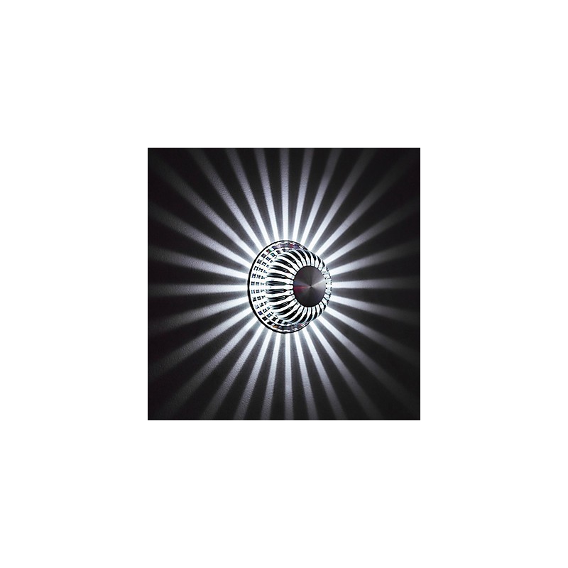 Applique da parete moderna in alluminio a filo con LED integrato 10x4x10 cm