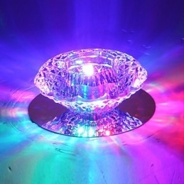 Plafoniera moderna a LED 3 W in cristallo