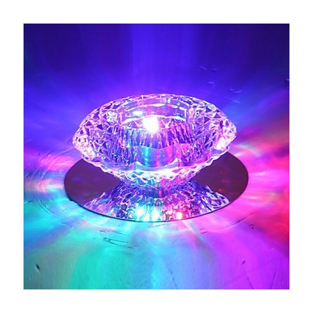 Plafoniera moderna a LED 3 W in cristallo