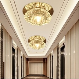 Plafoniera moderna a LED 3 W in cristallo