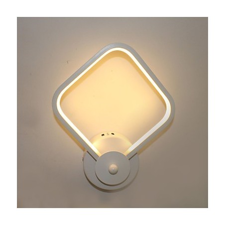 Applique da parete moderna in alluminio con LED integrato, 20 x 8 x 26 cm