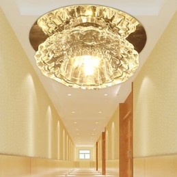 Plafoniera moderna a LED 3 W in cristallo