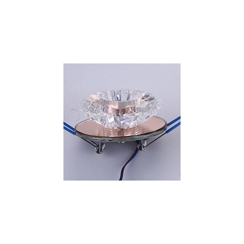 Plafoniera moderna a LED 3 W in cristallo