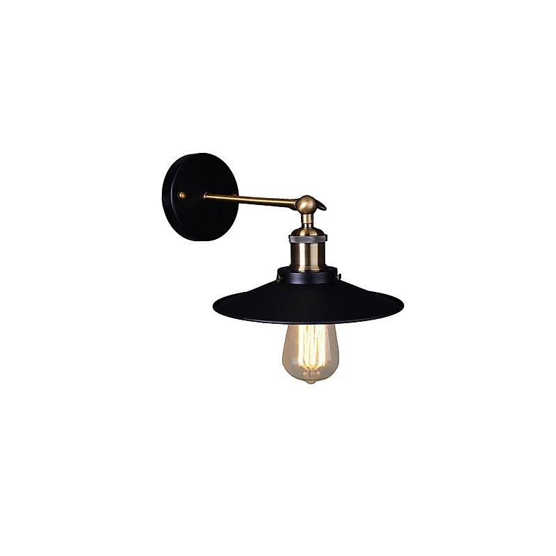 Applique da parete vintage in metallo, 1 lampadina E26/E27, 60 W