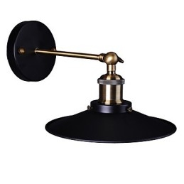 Applique da parete vintage in metallo, 1 lampadina E26/E27, 60 W