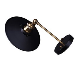 Applique da parete vintage in metallo, 1 lampadina E26/E27, 60 W