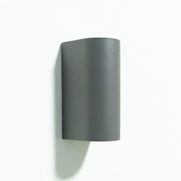 Applique da parete moderna contemporanea country finitura in ossido nero luce ambientale