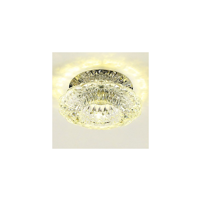 Plafoniera a filo moderna contemporanea mini in cristallo LED