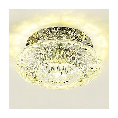 Plafoniera a filo moderna contemporanea mini in cristallo LED