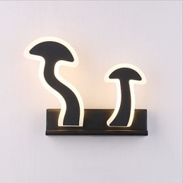 Applique da parete moderna contemporanea con luce ambientale, LED integrato 10 W, 28 x 28 x 8 cm