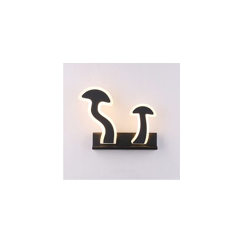 Applique da parete moderna contemporanea con luce ambientale, LED integrato 10 W, 28 x 28 x 8 cm