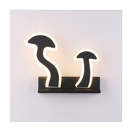Applique da parete moderna contemporanea con luce ambientale, LED integrato 10 W, 28 x 28 x 8 cm