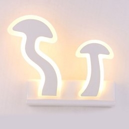 Applique da parete moderna contemporanea con luce ambientale, LED integrato 10 W, 28 x 28 x 8 cm