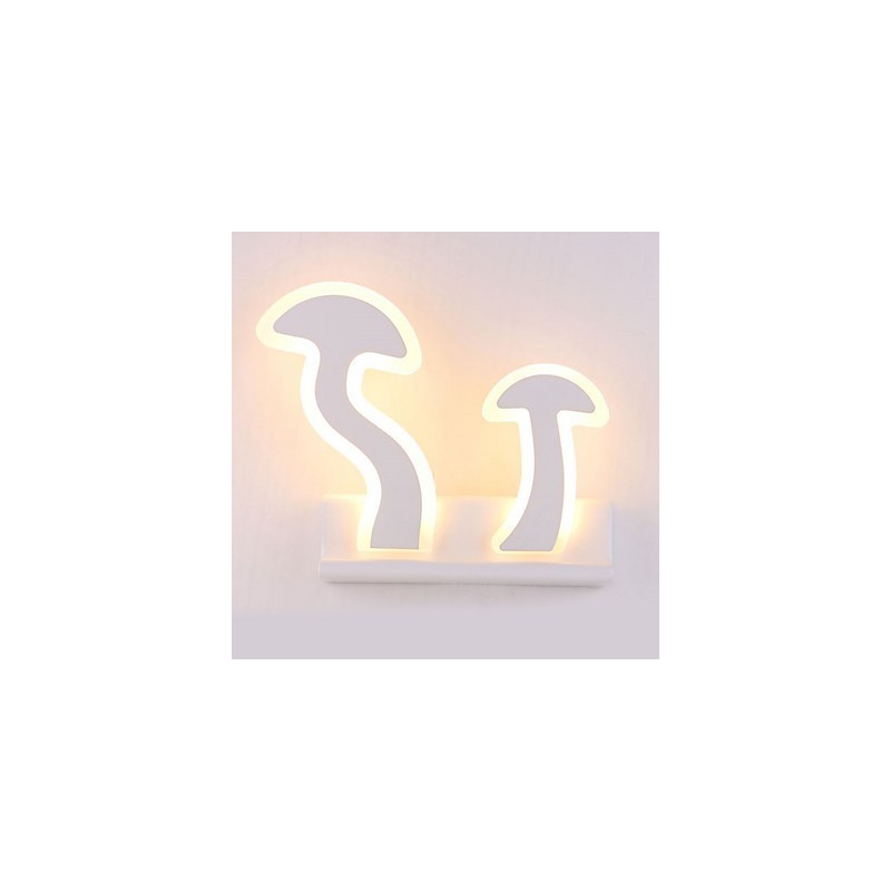 Applique da parete moderna contemporanea con luce ambientale, LED integrato 10 W, 28 x 28 x 8 cm