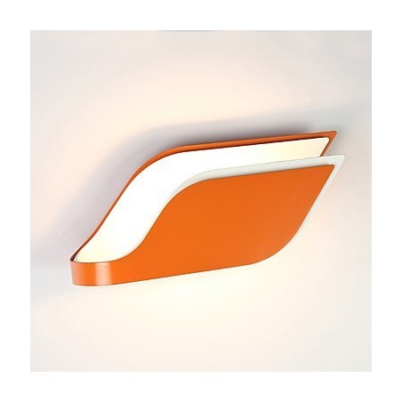 Applique da parete moderna contemporanea con LED integrato 9 W finitura galvanosteggiata
