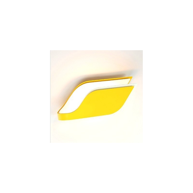 Applique da parete moderna contemporanea con LED integrato 9 W finitura galvanosteggiata