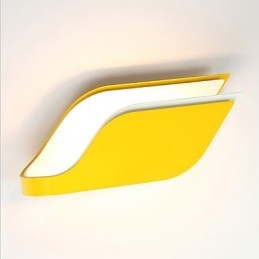 Applique da parete moderna contemporanea con LED integrato 9 W finitura galvanosteggiata