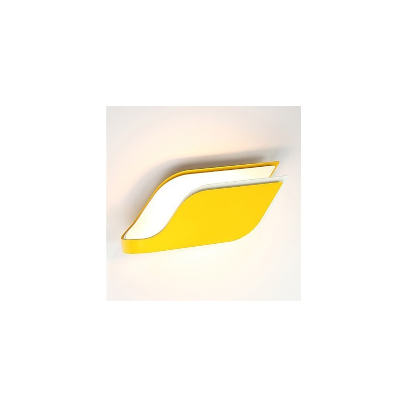 Applique da parete moderna contemporanea con LED integrato 9 W finitura galvanosteggiata