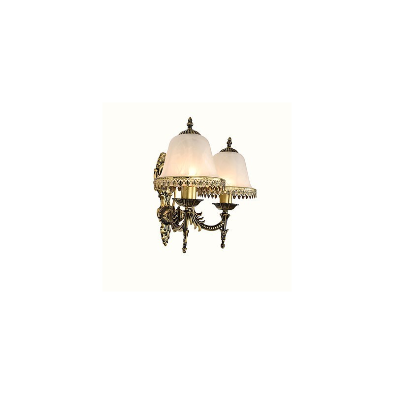 Applique da parete moderna contemporanea finitura pitturata luce ambientale 40 cm 2x E26/E27