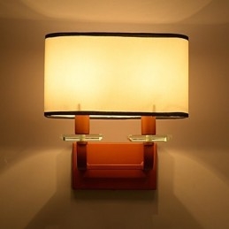 Applique da parete moderna contemporanea, luce ambientale, finitura galvanosteggiata, 2 lampadine E12/E14