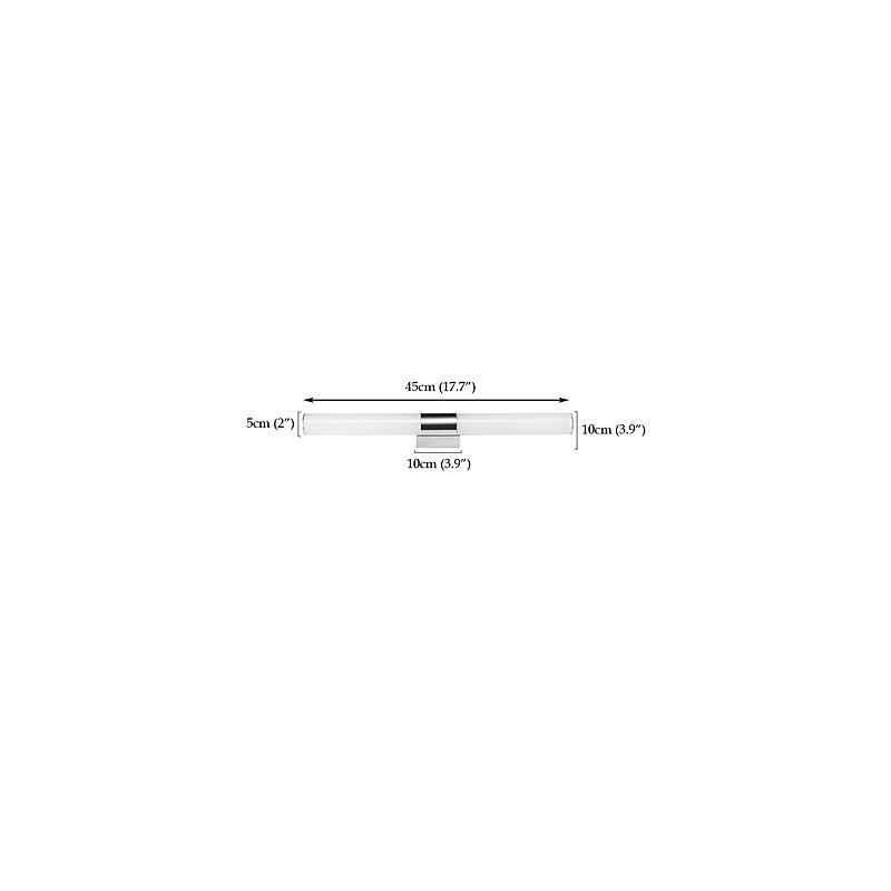 Applique da parete LED integrato 10 W 45 cm moderna contemporanea