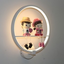 Applique da parete moderna minimalista LED integrato 19 W 30 cm