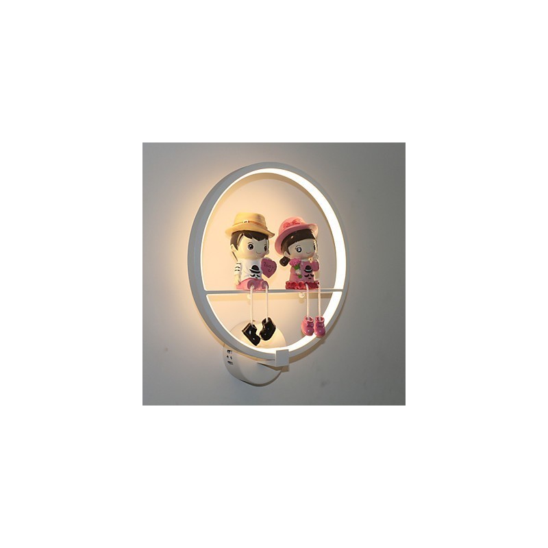 Applique da parete moderna minimalista LED integrato 19 W 30 cm