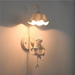 Applique da parete vintage in ceramica E27 18x48 cm