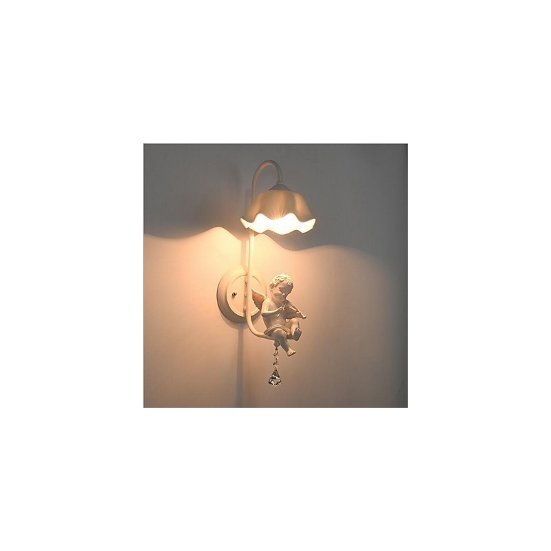Applique da parete vintage in ceramica E27 18x48 cm