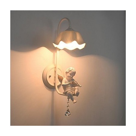 Applique da parete vintage in ceramica E27 18x48 cm