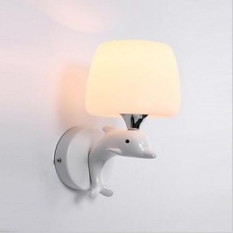 Applique da parete moderna contemporanea uplight in resina E14 23 cm