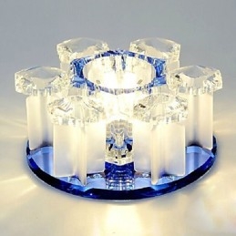 Plafoniera a filo in cristallo CreativeTube con 3 lampadine