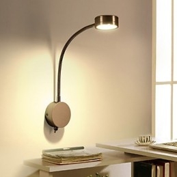 Applique da parete LED moderna e contemporanea luce ambientale 3 W 7 x 31 cm
