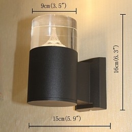 Applique da parete semplice con LED integrato 5 W