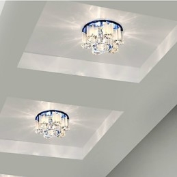 Plafoniera a filo in cristallo CreativeTube con 3 lampadine