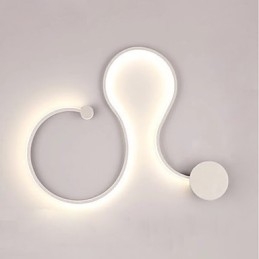 Applique da parete LED integrato 36 W moderna contemporanea luce ambientale verniciata