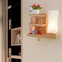 Applique da parete LED integrato moderna contemporanea uplight 30x15x23 cm