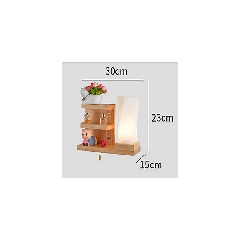 Applique da parete LED integrato moderna contemporanea uplight 30x15x23 cm