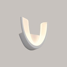 Applique da parete moderna contemporanea finitura pittura luce ambientale LED integrato 10 W