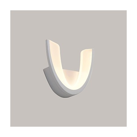 Applique da parete moderna contemporanea finitura pittura luce ambientale LED integrato 10 W