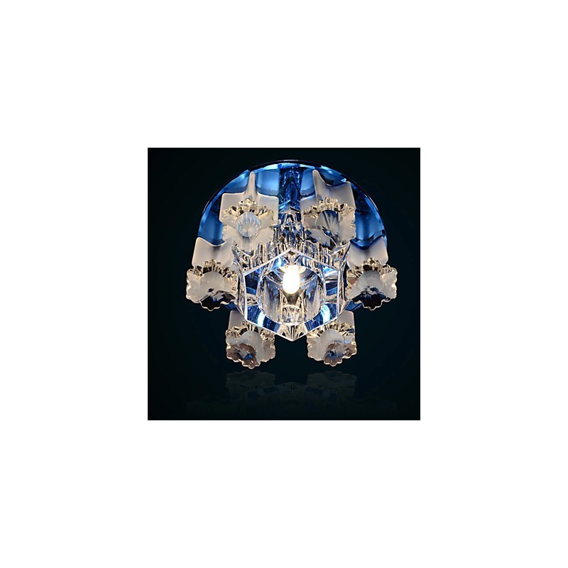 Plafoniera a filo in cristallo CreativeTube con 3 lampadine