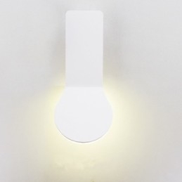 Applique da parete moderna in metallo con LED integrato 8 W, luce spot, finitura verniciata