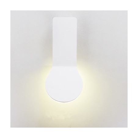 Applique da parete moderna in metallo con LED integrato 8 W, luce spot, finitura verniciata