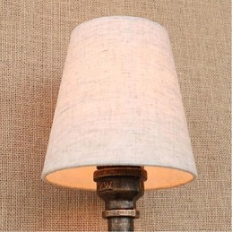 Applique da parete rustica in ottone con lampadina E27 inclusa