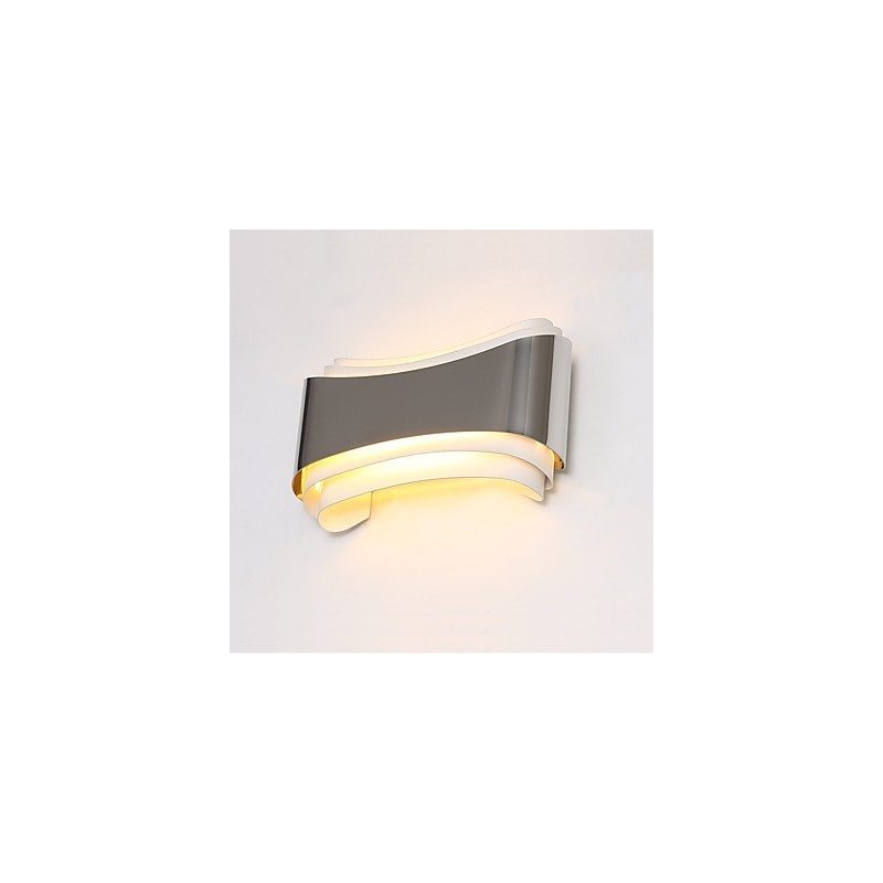 Applique da parete LED integrato cromata 5W luce ambientale