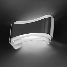 Applique da parete LED integrato cromata 5W luce ambientale